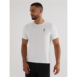 7/6 LODDY T-SHIRT "WHITE/BLACK" Футболка теннисная Белый/Черный - фото 295814