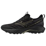 Mizuno WAVE RIDER GTX 2 Кроссовки беговые Черный/Золотой - фото 295842