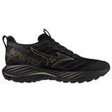 Mizuno WAVE RIDER GTX 2 Кроссовки беговые Черный/Золотой - фото 295844
