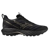 Mizuno WAVE RIDER GTX 2 (W) Кроссовки беговые женские Черный/Золотой - фото 295855