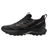 Mizuno WAVE RIDER GTX 2 (W) Кроссовки беговые женские Черный/Золотой - фото 295856