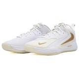 Nike ZOOM HYPERSET 2 Кроссовки волейбольные Белый/Золотой - фото 295962