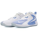 Nike ZOOM HYPERSET 2 Кроссовки волейбольные Белый/Голубой - фото 296002
