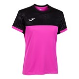 Joma MONTREAL (W) Футболка теннисная женская Розовый/Черный - фото 296131