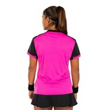 Joma MONTREAL (W) Футболка теннисная женская Розовый/Черный - фото 296133