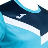 Joma COURT Футболка теннисная Голубой/Темно-синий//Белый - фото 296140