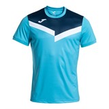 Joma COURT Футболка теннисная Голубой/Темно-синий//Белый - фото 296141