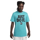 Nike SPORTSWEAR VERBIAGE T-SHIRT JDI DUSTY CACTUS Футболка спортивная Голубой - фото 296454