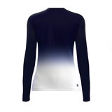 Bidi Badu CREW GRADIANT (W) Футболка теннисная с длинным рукавом женская Темно-синий/Белый - фото 296515