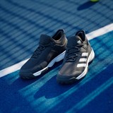 Adidas UBERSONIC 4 Кроссовки теннисные детские Черный/Белый - фото 296592