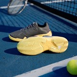 Adidas BARRICADE 13 Кроссовки теннисные Черный/Желтый - фото 296601
