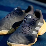 Adidas BARRICADE 13 (W) Кроссовки теннисные женские Черный/Желтый - фото 296666