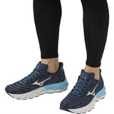 Mizuno WAVE SKY 8 Кроссовки беговые Темно-синий/Голубой - фото 296788