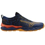 Mizuno WAVE DAICHI 8 Кроссовки беговые Темно-синий/Желтый - фото 296789