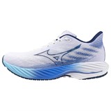 Mizuno WAVE RIDER 28 Кроссовки беговые Белый/Темно-синий - фото 296814