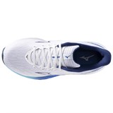 Mizuno WAVE RIDER 28 Кроссовки беговые Белый/Темно-синий - фото 296818
