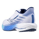 Mizuno WAVE RIDER 28 Кроссовки беговые Белый/Темно-синий - фото 296819