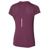 Mizuno DRYAEROFLOW T-SHIRT (W) "VIOLET QUARTZ" Футболка беговая женская Фиолетовый - фото 296855