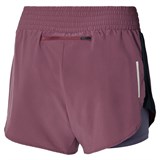 Mizuno 2IN1 4.5 SHORT (W) "VIOLET QUARTZ" Шорты беговые женские Фиолетовый - фото 296860
