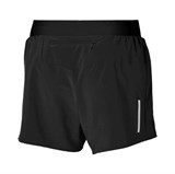 Mizuno ALPHA 4.5 SHORT (W) "BLACK" Шорты беговые женские Черный - фото 296878