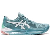 Asics GEL-RESOLUTION 8 (W) Кроссовки теннисные женские Голубой/Белый - фото 297039