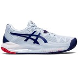 Asics GEL-RESOLUTION 8 CLAY (W) Кроссовки теннисные Белый/Темно-синий - фото 297042