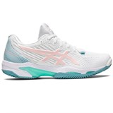 Asics SOLUTION SPEED FF 2 CLAY (W) Кроссовки теннисные Белый/Голубой - фото 297082