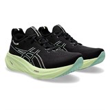 Asics GEL-NIMBUS 26 (W) Кроссовки беговые женские Черный/Голубой - фото 297193