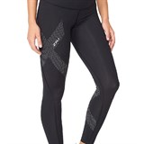 2XU MOTION MID-RISE COMPRESSION TIGHTS (W) Компрессионные тайтсы женские Черный - фото 297299