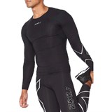 2XU CORE COMPRESSION L/S Компрессионный лонгслив Черный/Серебристый - фото 297324