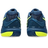 Asics GEL-RESOLUTION 9 Кроссовки теннисные Темно-синий/Салатовый - фото 297358