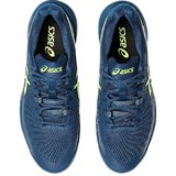 Asics GEL-RESOLUTION 9 Кроссовки теннисные Темно-синий/Салатовый - фото 297359