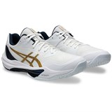 Asics SKY ELITE FF 3 Кроссовки волейбольные Белый/Черный/Золотой - фото 297429
