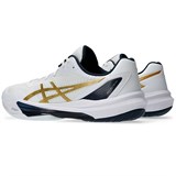 Asics SKY ELITE FF 3 Кроссовки волейбольные Белый/Черный/Золотой - фото 297430