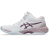 Asics NETBURNER BALLISTIC FF MT 3 (W) Кроссовки волейбольные женские Белый/Розовый - фото 297439