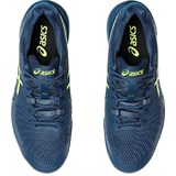 Asics GEL-RESOLUTION 9 CLAY Кроссовки теннисные Темно-синий/Салатовый - фото 297509