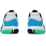 Asics GEL-RESOLUTION 9 CLAY Кроссовки теннисные Белый/Голубой - фото 297516