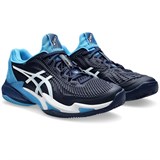 Asics COURT FF 3 "NOVAK" CLAY Кроссовки теннисные Черный/Голубой - фото 297538 Asics COURT FF 3 "NOVAK" CLAY Кроссовки теннисные Черный/Голубой - фото 297538