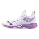 Mizuno WAVE DIMENSION (W) Кроссовки волейбольные женские Белый/Фиолетовый - фото 298026