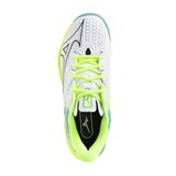 Mizuno WAVE EXCEED TOUR 6 CC (W) Кроссовки теннисные женские Белый/Зеленый - фото 298054