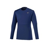 Mizuno THERMAL CHARGE BT LONGSLEEVE Утепленный лонгслив Темно-синий - фото 298069