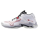 Mizuno WAVE LIGHTNING Z8 MID Кроссовки волейбольные Белый/Красный - фото 298075 Mizuno WAVE LIGHTNING Z8 MID Кроссовки волейбольные Белый/Красный - фото 298075