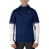 Mizuno THERMAL CHARGE BT JACKET Куртка беговая утепленная Темно-синий/Бежевый - фото 298088