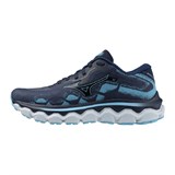 Mizuno WAVE HORIZON 7 (W) Кроссовки беговые женские Темно-синий/Голубой - фото 298348