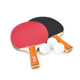 Double Fish 036A Набор для настольного тенниса (2 ракетки + 3 мяча) - фото 298541