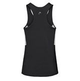 Head CLUB TANK TOP (W) Майка теннисная женская Черный/Белый - фото 298674 Head CLUB TANK TOP (W) Майка теннисная женская Черный/Белый - фото 298674