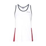 Head CLUB TANK TOP (W) Майка теннисная женская Белый/Черный/Красный - фото 298675