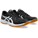 Asics UPCOURT 6 Кроссовки волейбольные Черный/Белый - фото 298679