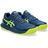 Asics GEL-RESOLUTION 9 CLAY (GS) Кроссовки теннисные Темно-синий/Желтый - фото 298685