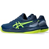 Asics GEL-RESOLUTION 9 CLAY (GS) Кроссовки теннисные Темно-синий/Желтый - фото 298686